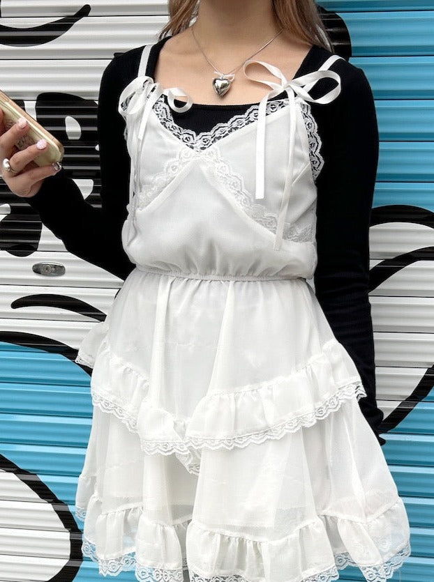 ＜SL2241626＞　lovely ribbon tee