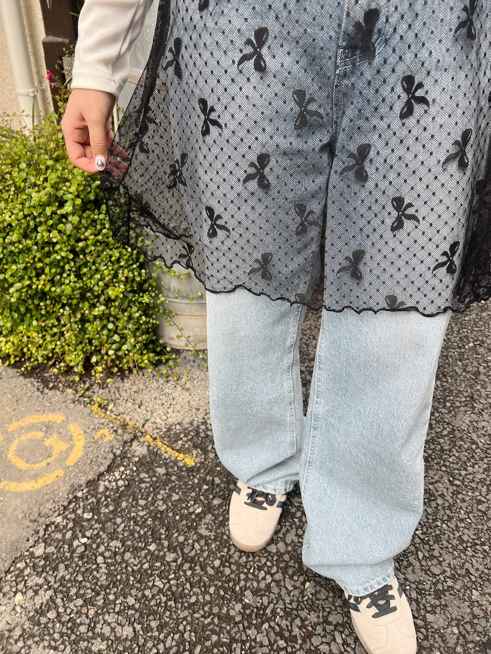 ＜SL2241638＞　リボンシアーキャミソールワンピース