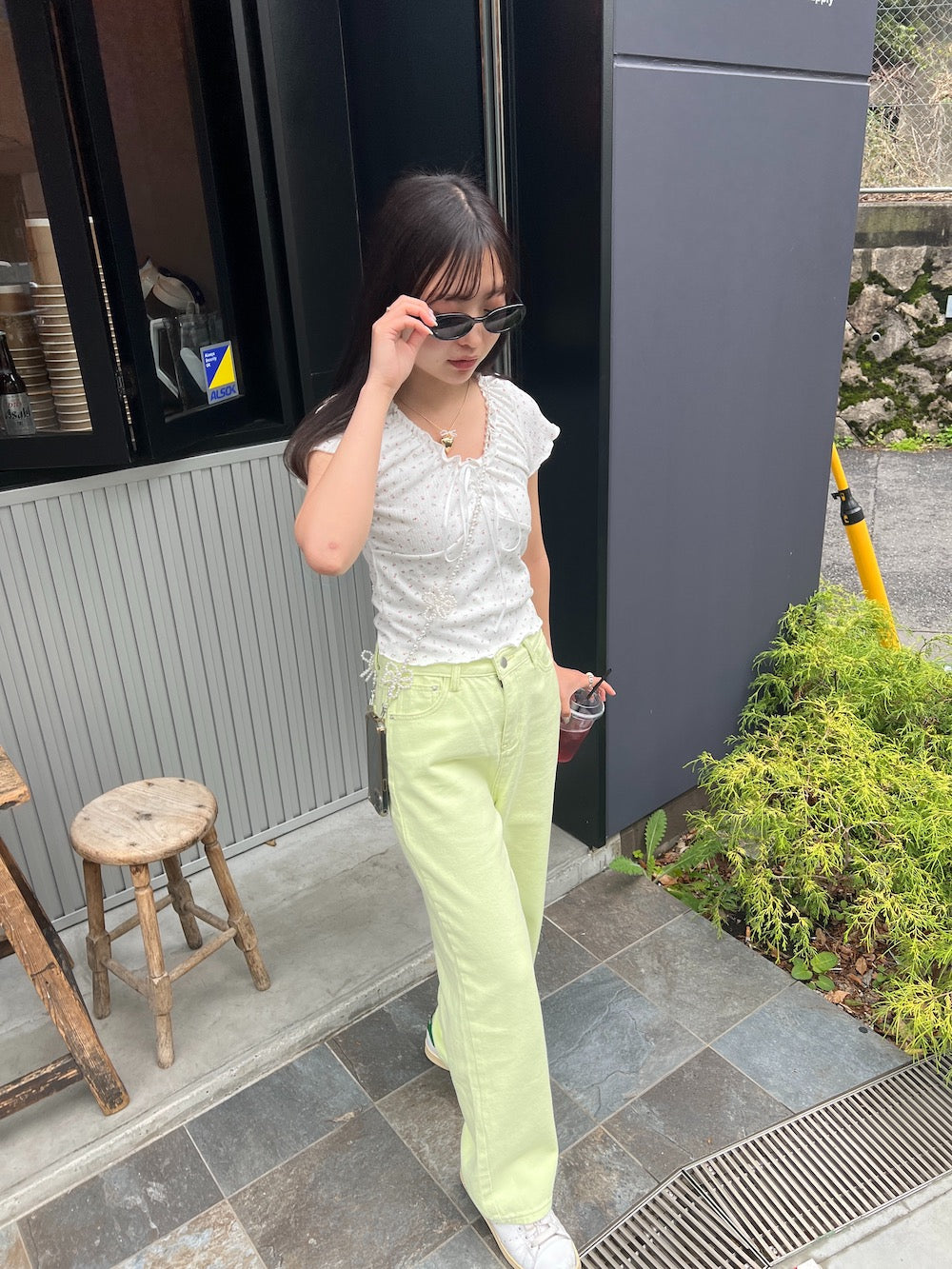 ＜SL2241644＞　ギャザーリボントップス