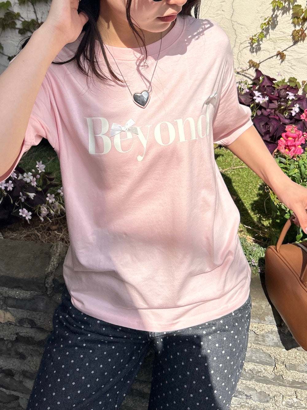 ＜SL2241618＞　Beyond ribbon tee