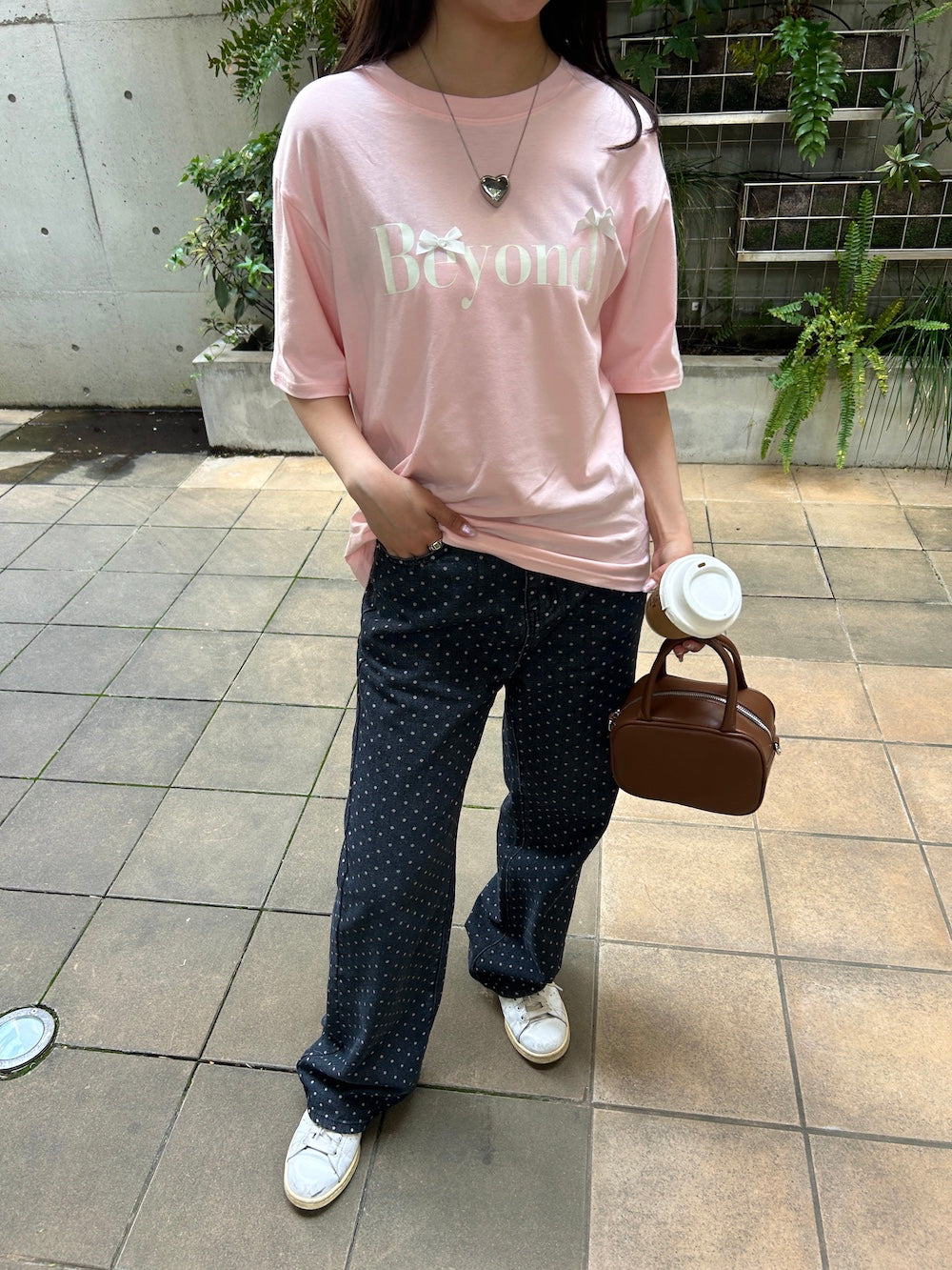 ＜SL2241618＞　Beyond ribbon tee