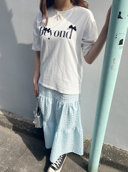 ＜SL2241618＞　Beyond ribbon tee