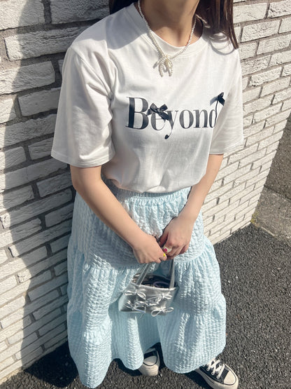 ＜SL2241618＞　Beyond ribbon tee