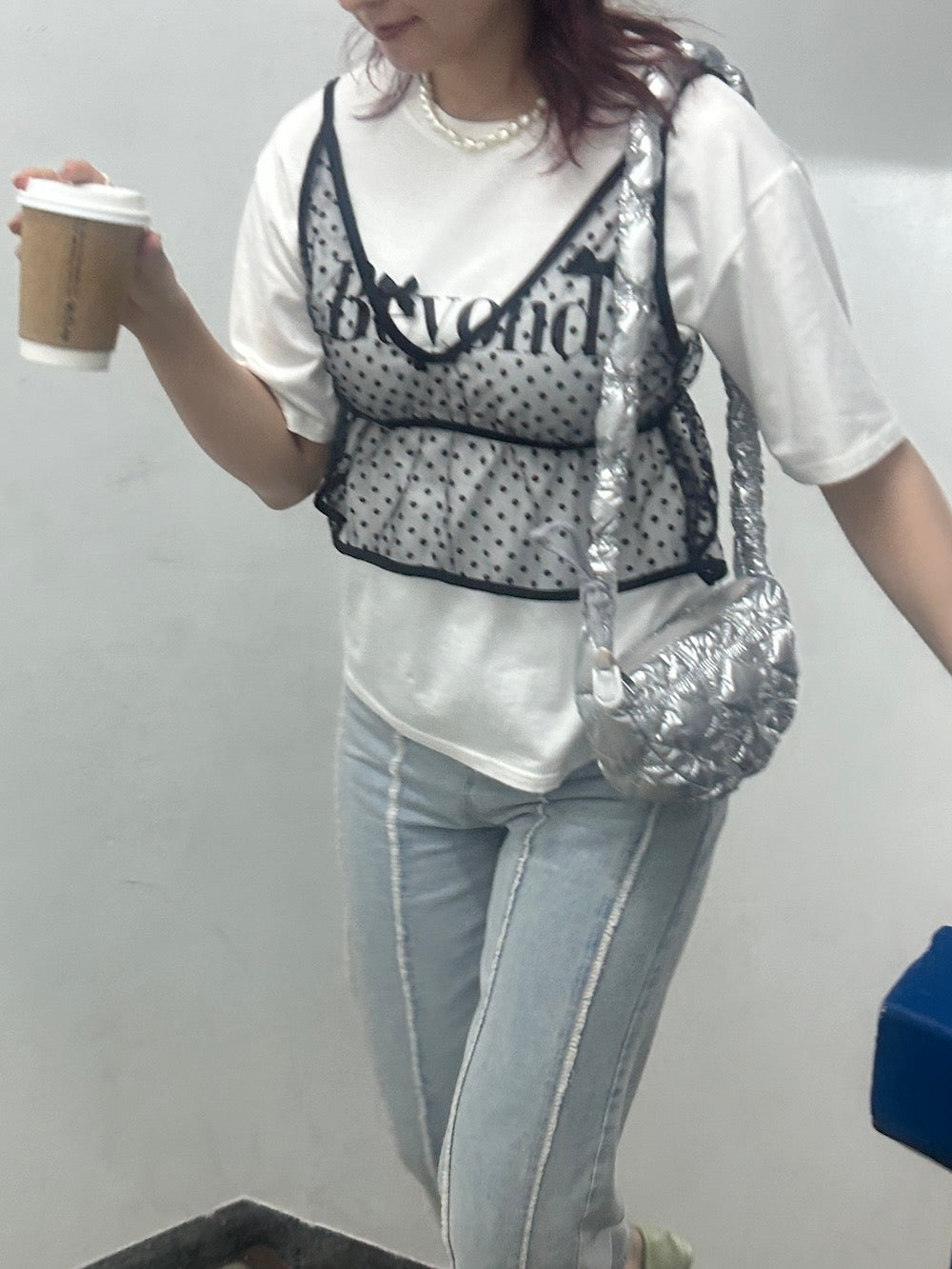 ＜SL2241618＞　Beyond ribbon tee