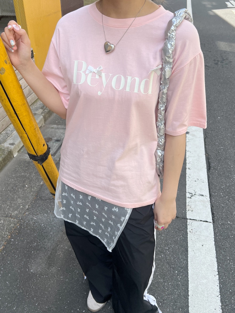 ＜SL2241618＞　Beyond ribbon tee