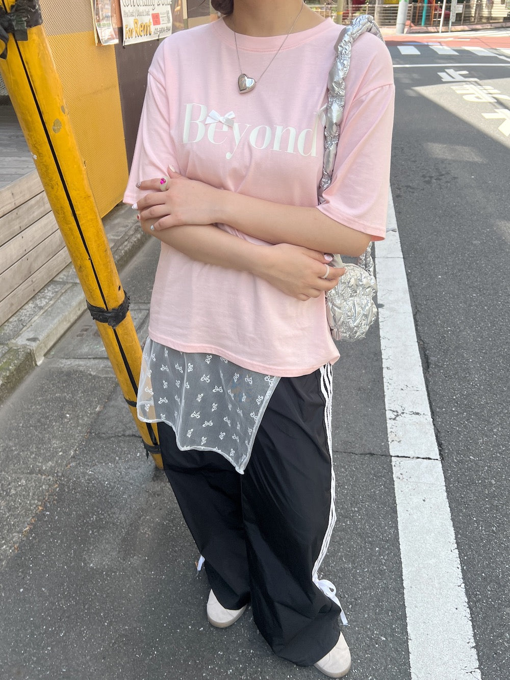 ＜SL2241618＞　Beyond ribbon tee