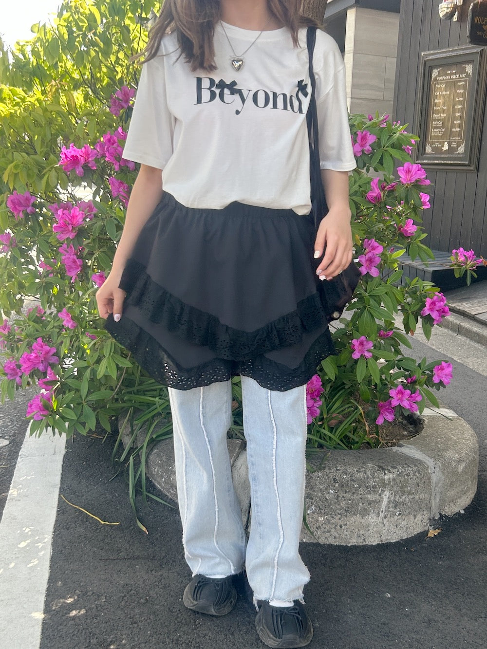 ＜SL2241618＞　Beyond ribbon tee
