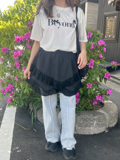 ＜SL2241618＞　Beyond ribbon tee