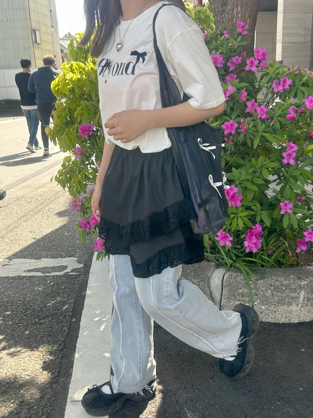 ＜SL2241618＞　Beyond ribbon tee