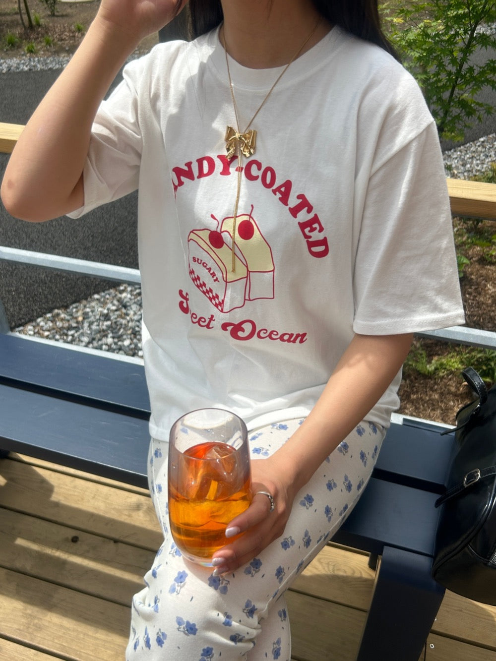 ＜SL2241659＞　candy cake tee