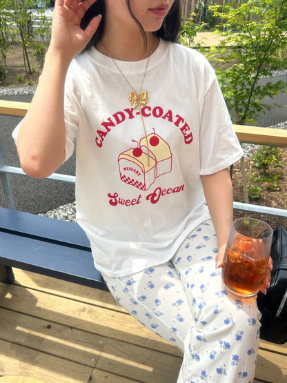 ＜SL2241659＞　candy cake tee