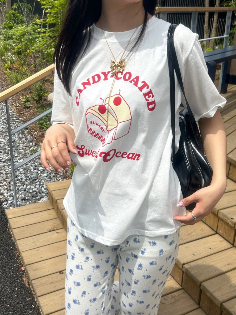 ＜SL2241659＞　candy cake tee