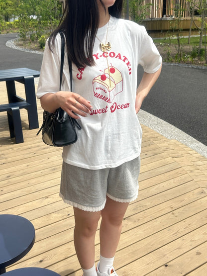 ＜SL2241659＞　candy cake tee