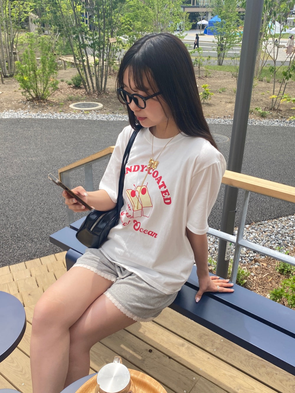 ＜SL2241659＞　candy cake tee