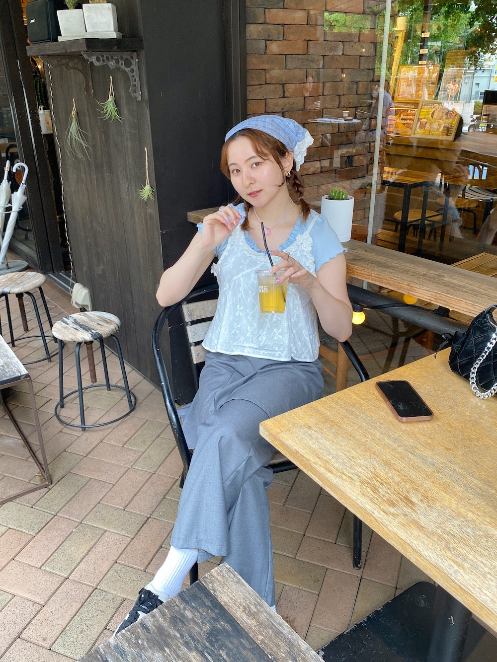 ＜SL2241644＞　ギャザーリボントップス