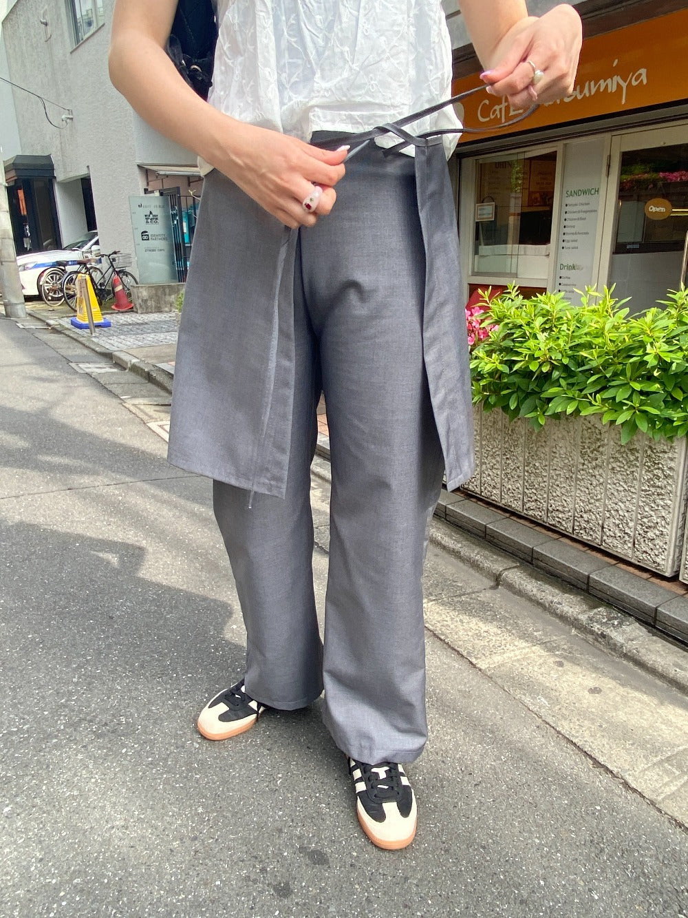 ＜SL2241672＞　取り外し可能スカートパンツ