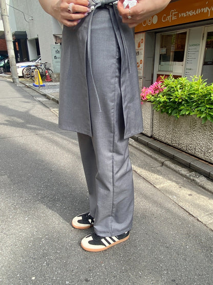 ＜SL2241672＞　取り外し可能スカートパンツ