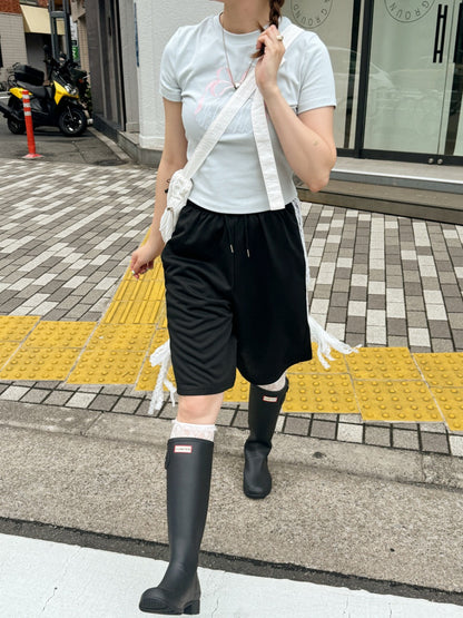 ＜SL2242610＞　リボンクロップドTシャツ