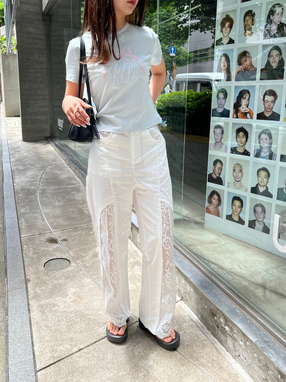 ＜SL2242610＞　リボンクロップドTシャツ
