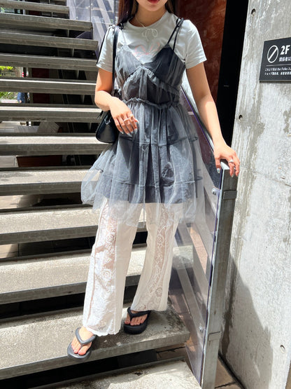 ＜SL2242610＞　リボンクロップドTシャツ