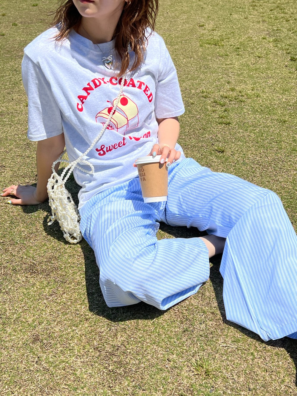 ＜SL2241659＞　candy cake tee