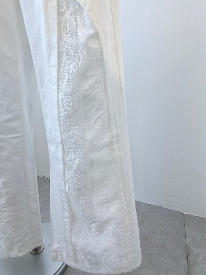 ＜SL2242609＞　レーススリットパンツ