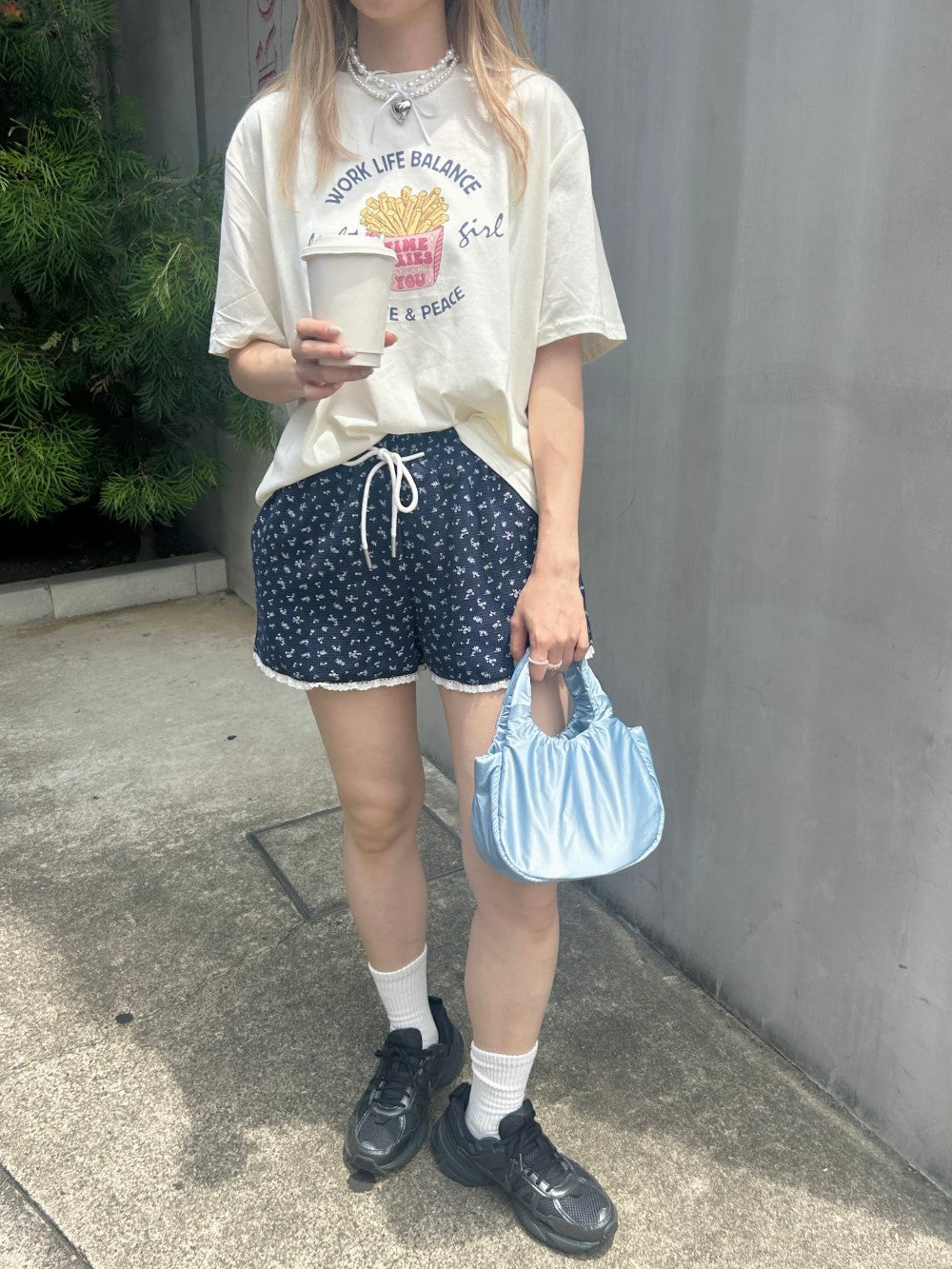 ＜SL2242617＞　小花柄フリルメロウショートパンツ