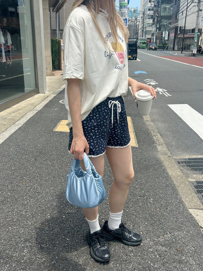 ＜SL2242617＞　小花柄フリルメロウショートパンツ