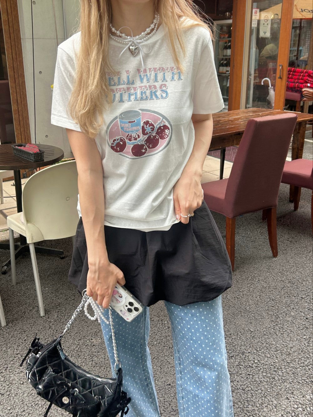 ＜SL2242619＞　vintage tomato tee