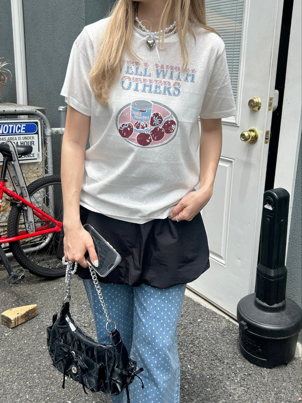 ＜SL2242619＞　vintage tomato tee