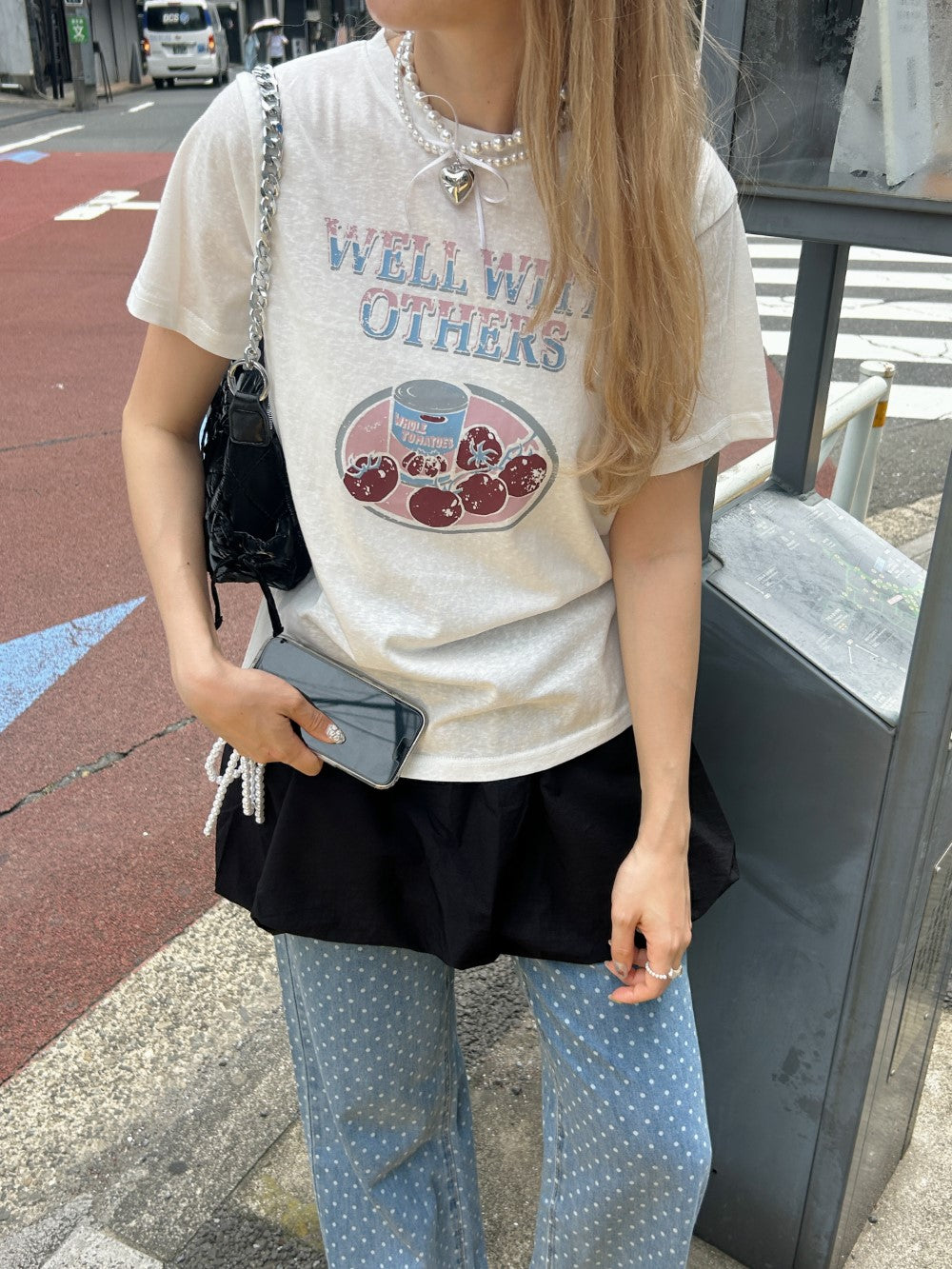 ＜SL2242619＞　vintage tomato tee