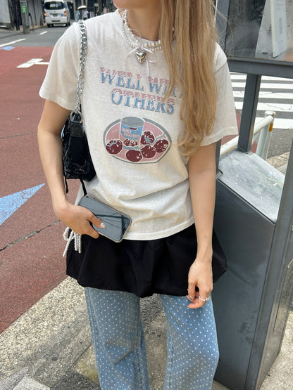 ＜SL2242619＞　vintage tomato tee