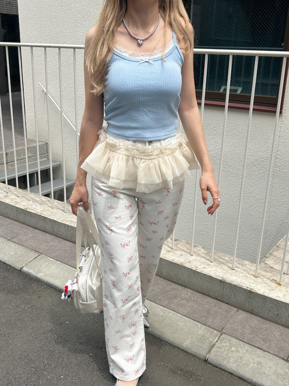 ＜SL2242646＞　fancy flower pants