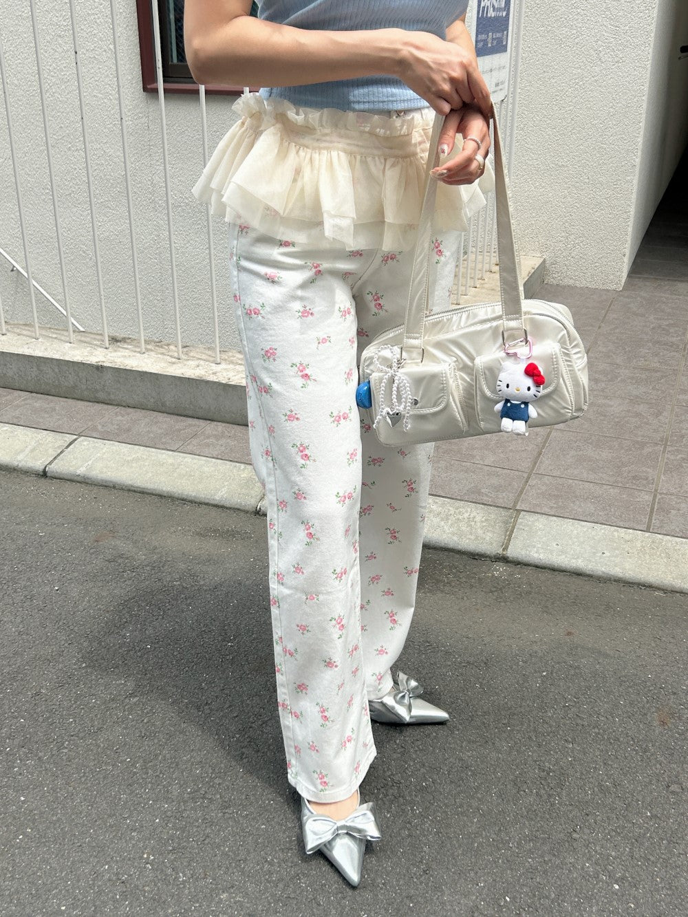 ＜SL2242646＞　fancy flower pants