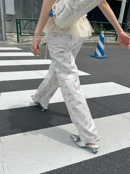 ＜SL2242646＞　fancy flower pants
