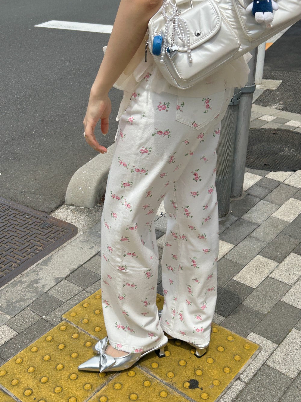 ＜SL2242646＞　fancy flower pants