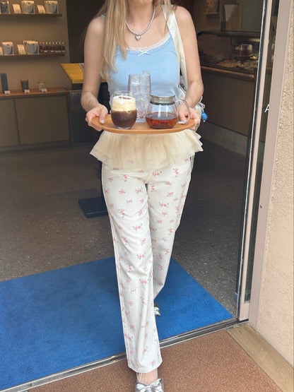 ＜SL2242646＞　fancy flower pants