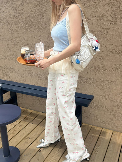 ＜SL2242646＞　fancy flower pants