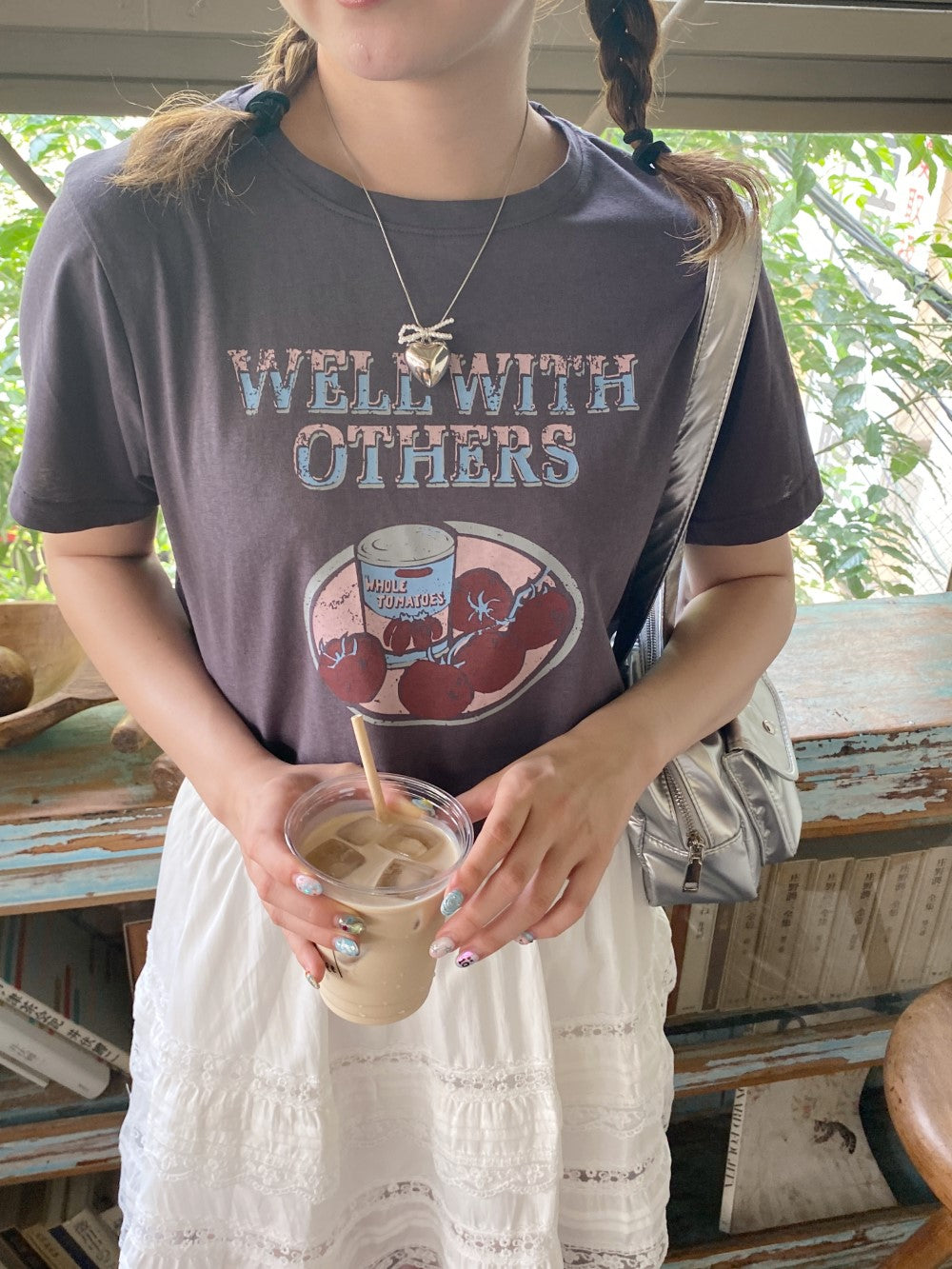 ＜SL2242619＞　vintage tomato tee