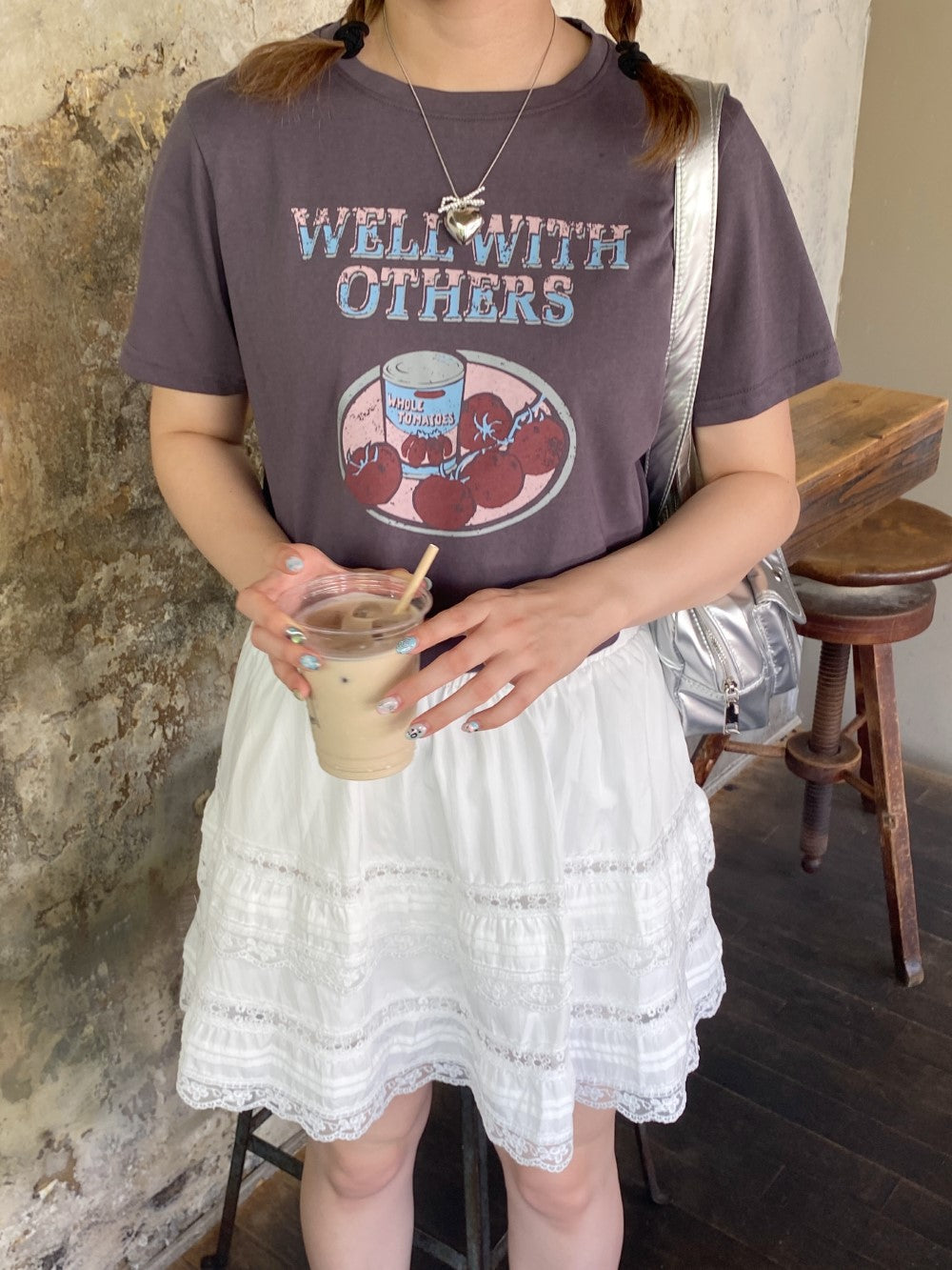 ＜SL2242619＞　vintage tomato tee