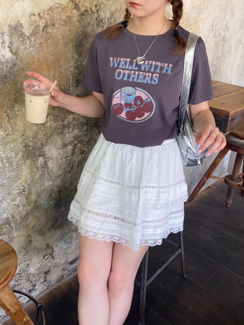＜SL2242619＞　vintage tomato tee