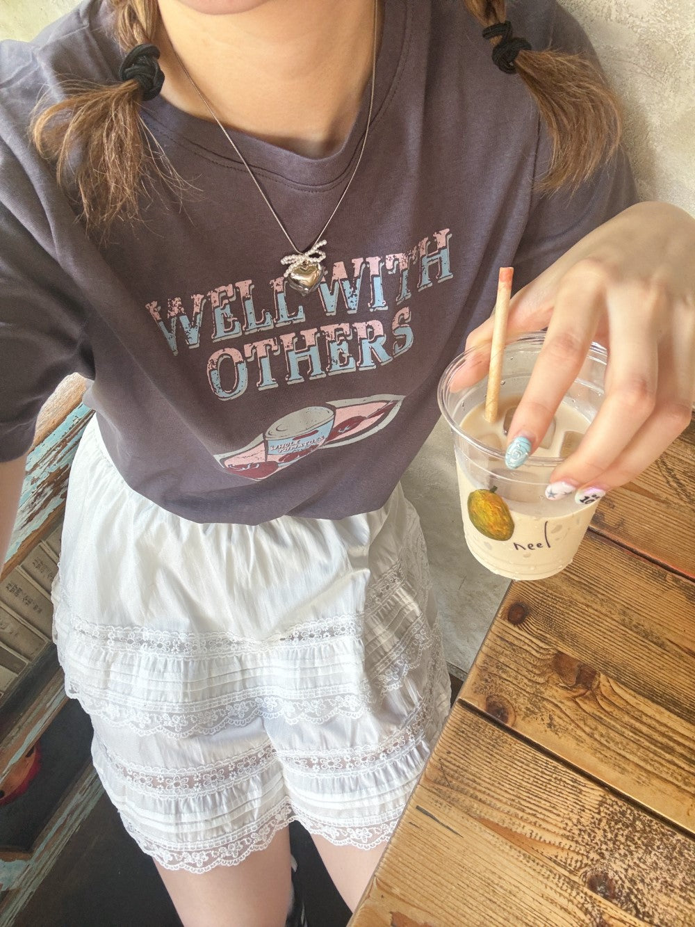 ＜SL2242619＞　vintage tomato tee
