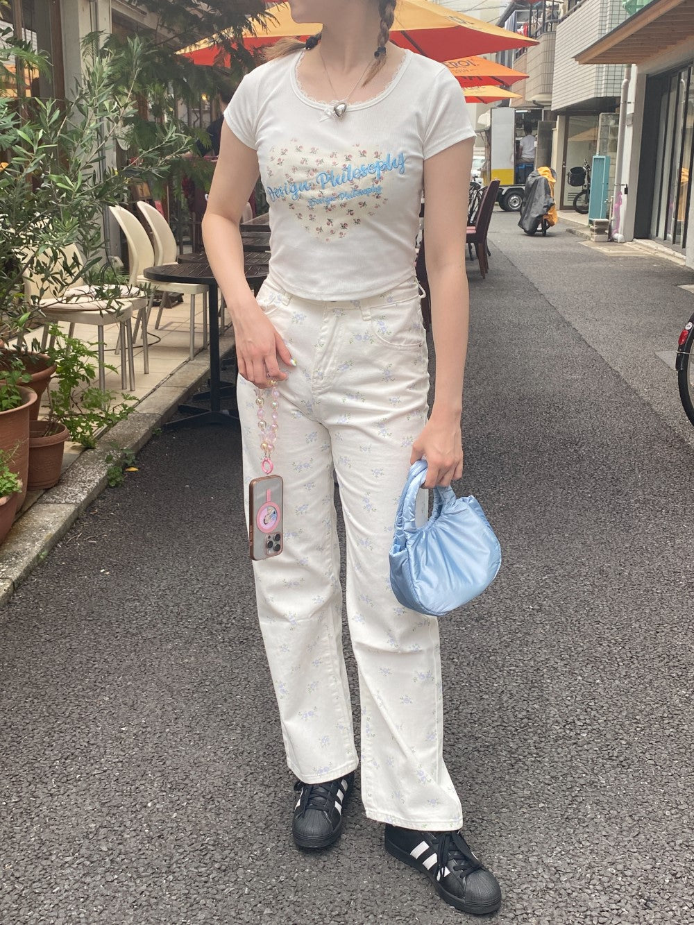 ＜SL2242646＞　fancy flower pants