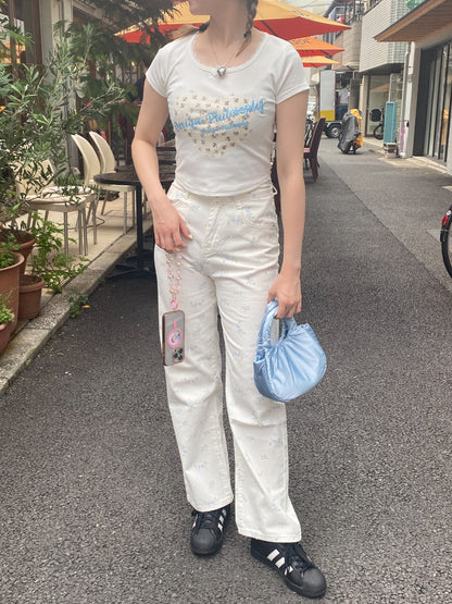 ＜SL2242646＞　fancy flower pants
