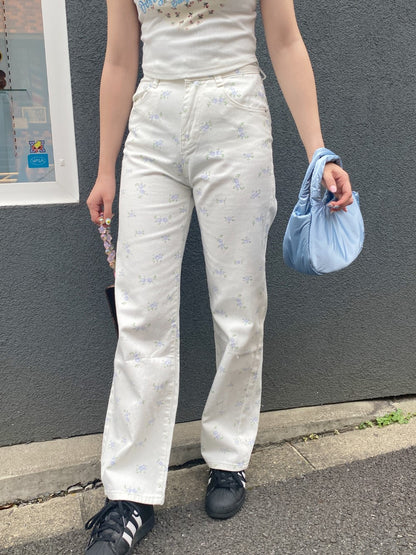 ＜SL2242646＞　fancy flower pants