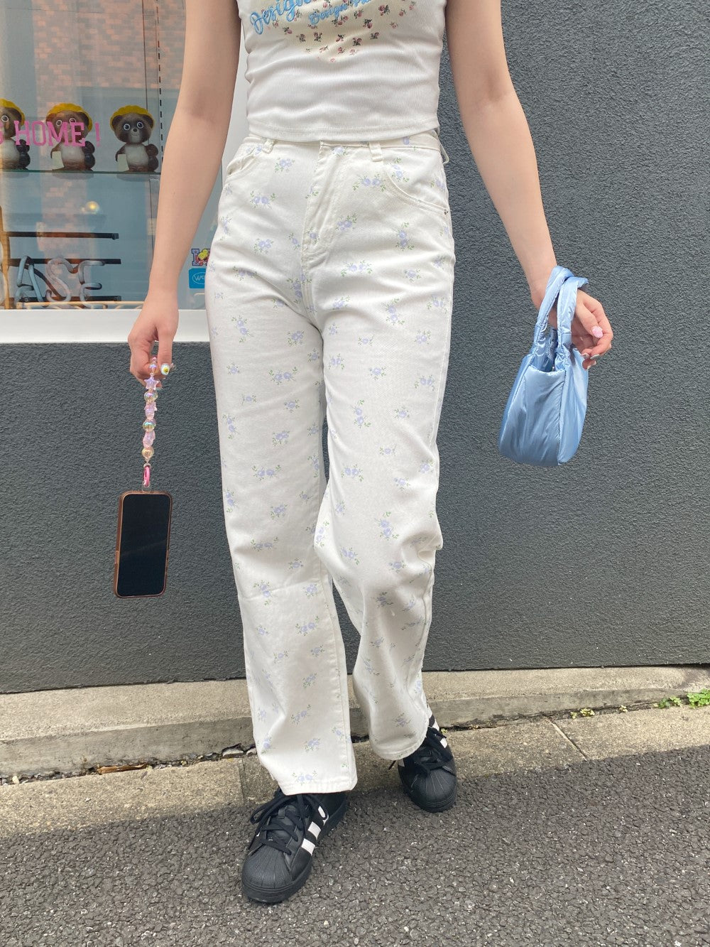 ＜SL2242646＞　fancy flower pants