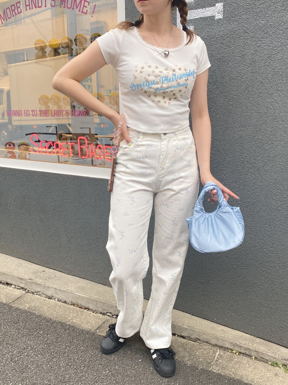 ＜SL2242646＞　fancy flower pants