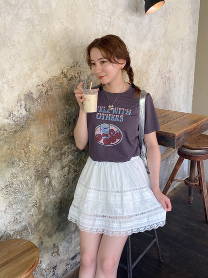 ＜SL2242619＞　vintage tomato tee