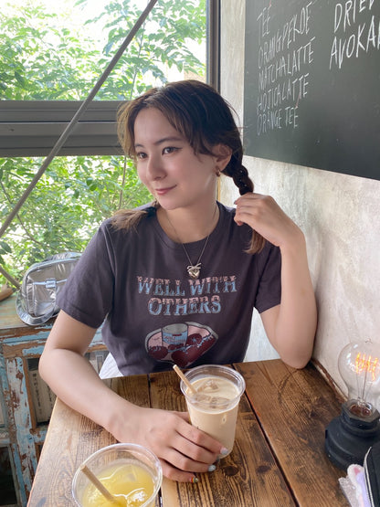 ＜SL2242619＞　vintage tomato tee