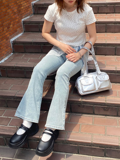 ＜SL2242614＞　romantic flower tee